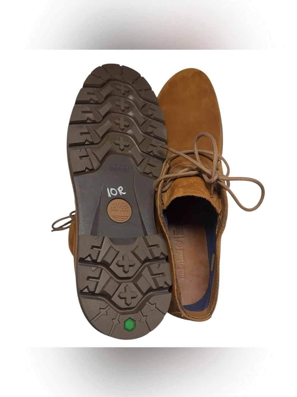 Timberland Mens 11 Port Union Waterproof Chukka Boots Brown TimberDry Leather